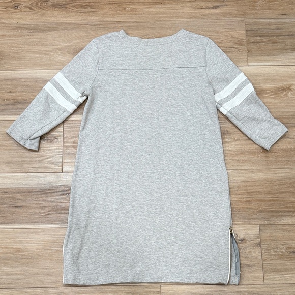 J. Crew Gray Mini Dress with White Stripes - Picture 7 of 7